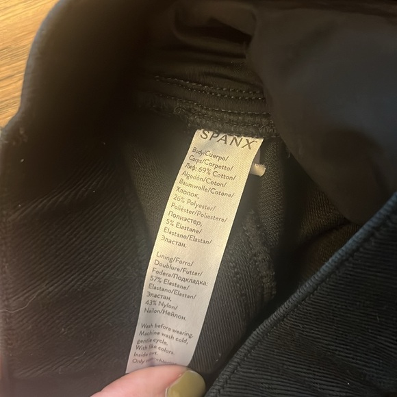Spanx Stretch Jegging Black EUC medium - Picture 3 of 5